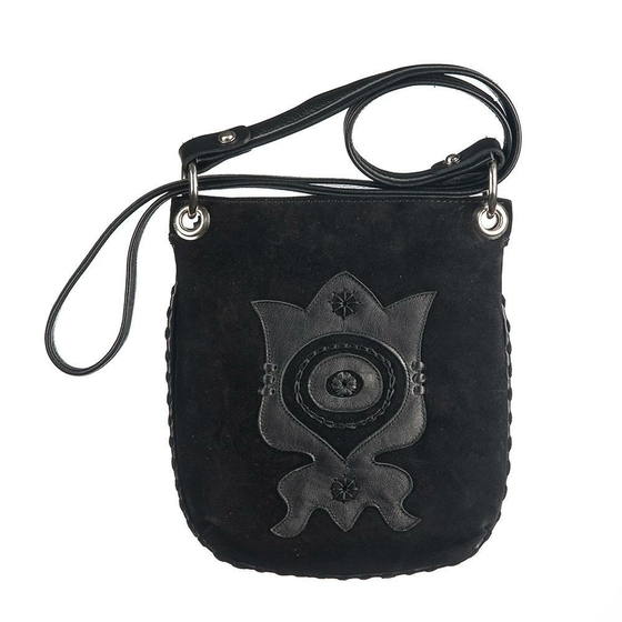 Black leather bags "Mexico"
