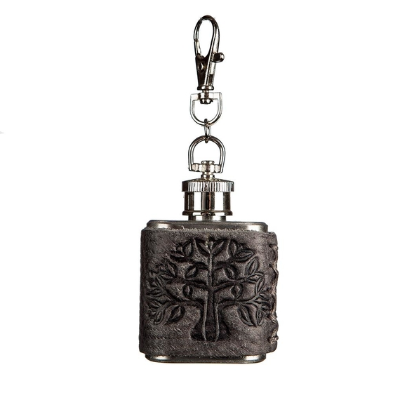 Schlusselanhangel Flashce dunkel braun