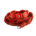 Gurtel "Kette" rot