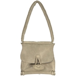 Tasche "Knopf" weiß