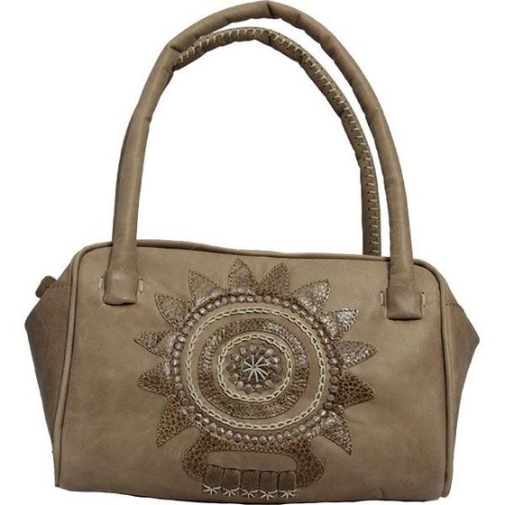 Tasche "Sonne" leicht braun