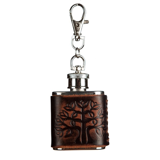 Schlusselanhangel Flasche braun