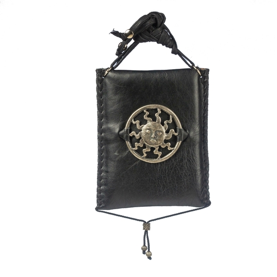 geldtasche "Sonne" silber 